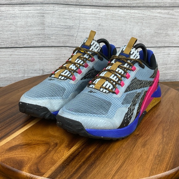 Reebok Nano X1 Adventure Gable Grey Pursuit Pink Trail Running Shoe Size 8.5 - Picture 2 of 12